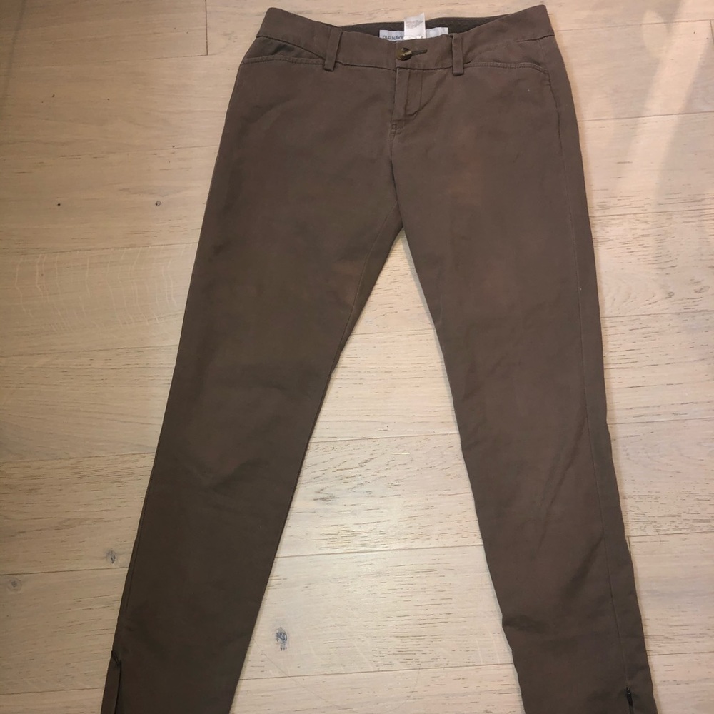 old navy - low rise brown pants